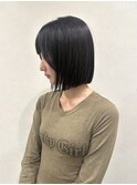 切りっぱなしボブ