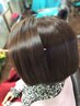 オシャレ白髪染め+カット フルボ酸トリートメント+髪質改善ヘアパック付き