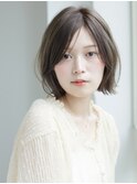 【宮田茉悠】髪質改善 ボブ  切りっぱなし[表参道]