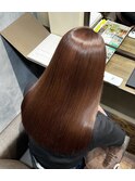 ブラウン系カラー×髪質改善トリートメント