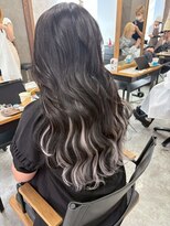 アミリー ひたち野うしく店(Amily)&nbsp;ハイライトバレイヤージュダブルカラーケアブリーチ20代30代