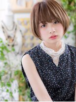 カバーヘア ブリス 大宮西口(COVER HAIR bliss)&nbsp;斜めバング小顔前下がりマッシュボブショートA3大宮20代30代