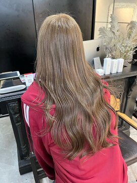 ノエル 池袋店(noel) 【noel】manami×ブリーチなし　ミルクティーベージュ