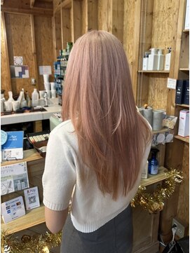 アフターニュース 新潟(afternews) ピンクベージュ/ダブルカラー/ケアブリーチ/髪質改善/駅前/新潟