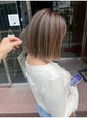 白髪ぼかしバレイヤージュ