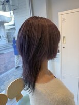 コレット 宇都宮(collet Gigi)&nbsp;髪質改善縮毛矯正 ハイトーンカラー ブルーラベンダー