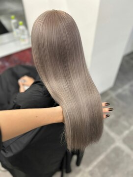 ペレ 栄店(PELE) 黒髪/クラゲヘアー/オリーブグレー/小顔/ココアベージュ/栄