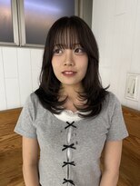 ヘア フラッグ 西葛西店(hair flag) 透明感ミディアムレイヤー