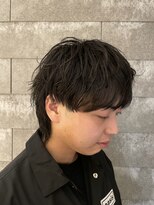 ニアウ 伊勢崎連取店(Niau)&nbsp;MEN’S HAIR/サーフカール/刈り上げセンターパート/伊勢崎
