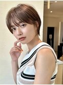 ショートヘア髪質改善縮毛矯正
