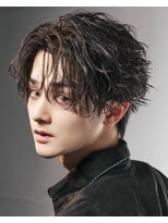 リップスヘアー 渋谷 annex(LIPPS hair)&nbsp;渋谷メンズパーマ縦落ちシャドウパーマセンターパート
