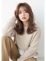 ライフイズモーメント 浜松富塚店(Life is...Moment)&nbsp;大人ベージュカラー×顔まわりレイヤーカット