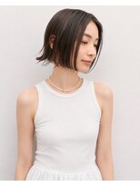 ドロップ(drop) 透明感が映えるナチュラルミニボブ