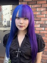 ジーナ 赤羽(XENA)&nbsp;紫×青の個性派ツートーンカラー！