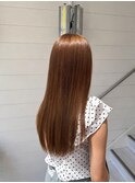 ブリーチなしダブルカラーで作るヘーゼルベージュ