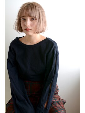 グリーン 渋谷(green) クリアパープル×ミニボブ