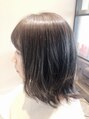 シーヘアー(SiI hair) 透明感のある外国人風カラー/外ハネスタイル