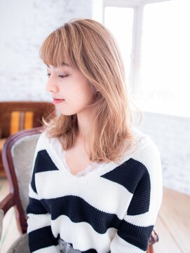 ヘアアンドリラクゼーション シャッセ(Hair&Relaxation SASE) ハイトーンミルクティカラー