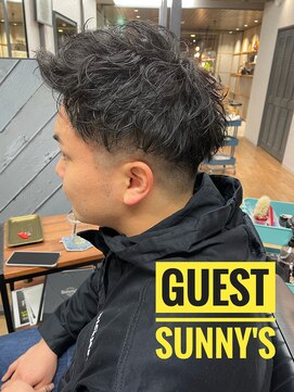 サニーズ バーバー(Sunny's barber) 無造作アップバング