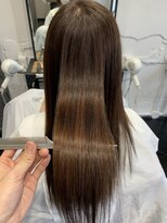 アルコイリスバイドールヘアー(ARCOIRIS by Dollhair)&nbsp;ダークアッシュストカール暖色系カラーグラボブ都島髪質改善大阪