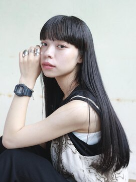 デコ(DECO) モードストレートロング×ワイドバング