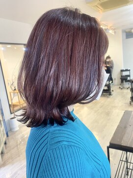 ディコ(Dico) Hona hair ☆ パールピンク×くびれヘアー