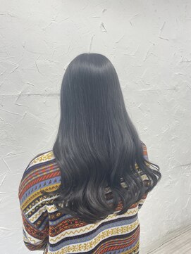 プライズ 表参道原宿店(prize) ダークグレーラベンダーグレー寒色系カラー暗髪カラーグレー