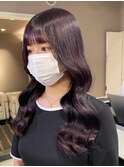 ba236黒髪ロングストレートニュアンスカラーオン眉ショート