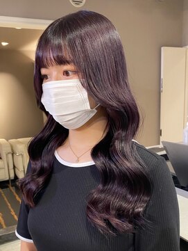 ベレーザ 渋谷(BELEZA) ba236黒髪ロングストレートニュアンスカラーオン眉ショート