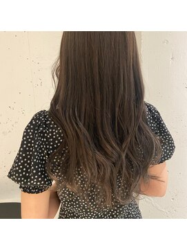 ラミ(L'ami) ロング×グレージュ