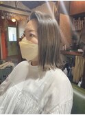 外はねワンレンスタイル