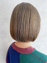 ナンバーセブン(N7)&nbsp;アイロンいらず！丸みボブxミルクティーベージュ