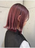 【Voasorte GARDEN】ピンクベージュのバレイヤージュ