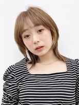 アルバム 銀座(ALBUM GINZA)&nbsp;ストレートウルフ_外ハネボブセクションカラー_39038