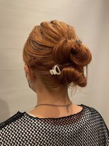 六本木美容室 西麻布店 ヘアセット◎ミニクリップお団子アレンジ