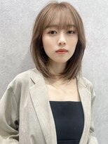 エジョン 三鷹店(Aejon)&nbsp;くびレイヤーミディグレージュカラーシルキーベージュエモージュ