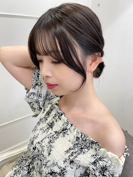 シーン(seen) 【タンバルモリ×ブルーグレージュ】前髪 マチルダボブ