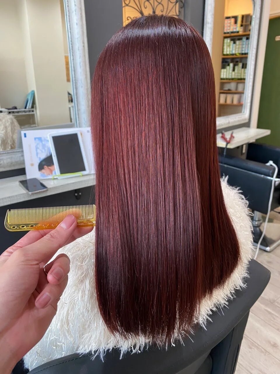 【人気No.1】お手軽髪質改善♪カット＋カラー＋髪質改善ケア　　7600円