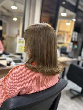 ラフ 難波店(LAFF) #黒髪#ボブルフ#ネビージュ#小顔#ワンレン