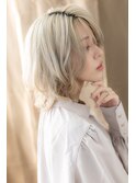 ハイトーンカラー個性的くびれヘアネオウルフY戸頭10代20代30代!