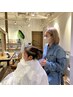 ◇カット＋ケラカラー＋Tr＋6歳以下のお子様施術付き◇