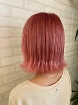 ビスイル 秋葉原店(Vis ill) 大人可愛い丸みボブピンクラベンダーベージュベビーピンク