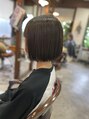 ヤソ(yaso)&nbsp;学生さん人気のショートボブ！縮毛矯正で艶髪に