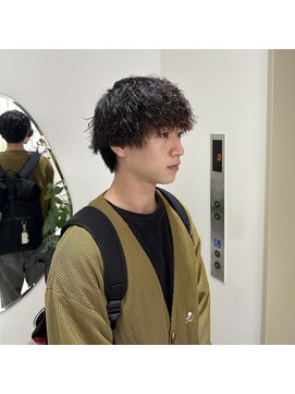 ジーナ 博多筑紫口(Zina) 波巻きスパイラル×メンズマッシュ！【福田 れん】