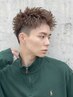 【メンズ】オシャレ男子必見★低刺激オーガニック艶カラー＋カット ￥6500