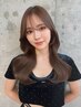 韓国風コテ巻き仕上げスタイリング　￥2500【仙台/学割U24/髪質改善/前髪】