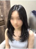 【浅草/髪質改善/ダブルカラー/レイヤー/縮毛矯正/学割/酸性】