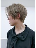 ハンサムショートミニウルフベリーショートボブウルフ