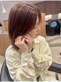 コーラルベージュボブ