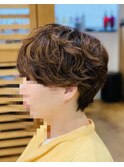ラフショートパーマ